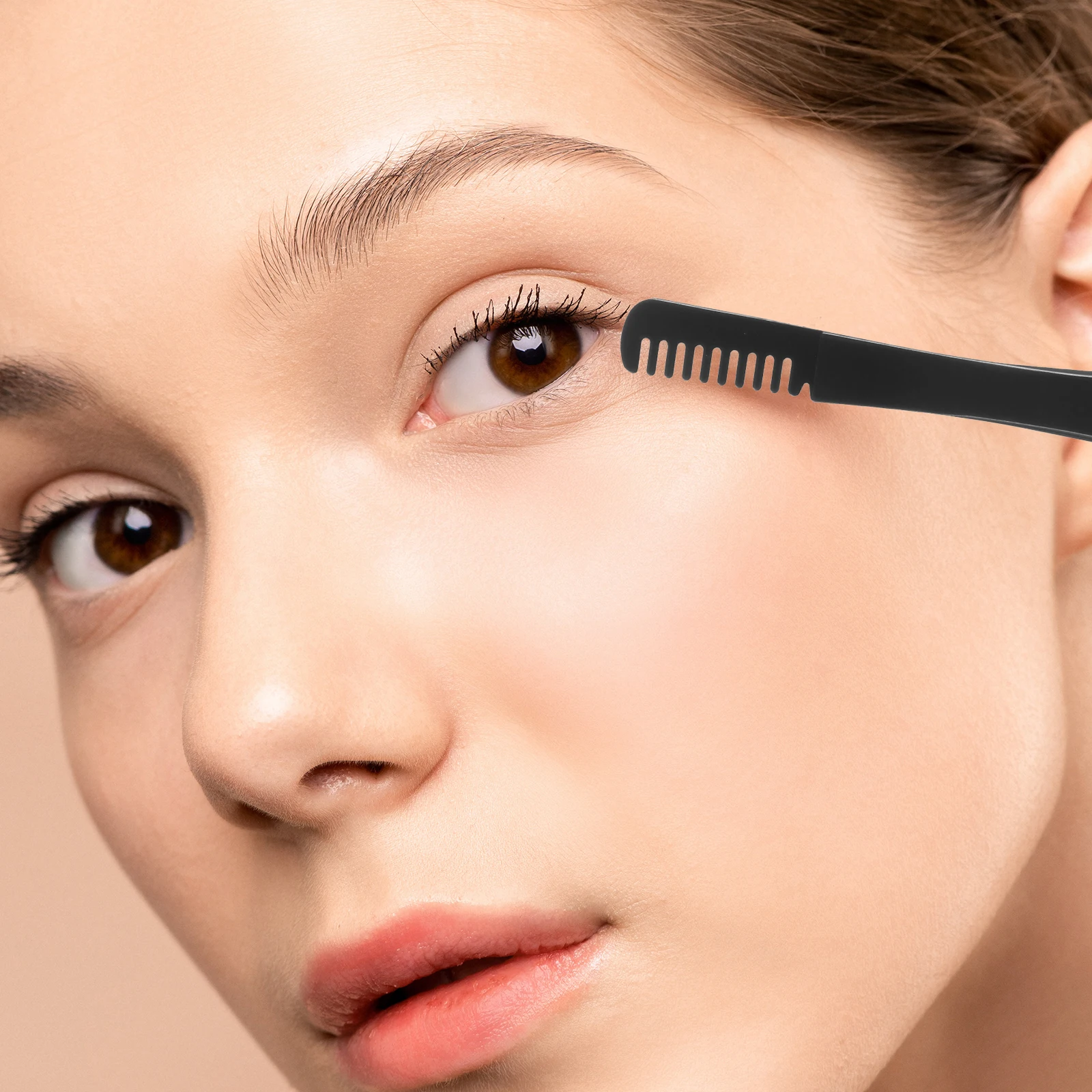 Key Eyelash Curler Comb Tweezers Applicator Tool with Auxiliary for False Black Stainless Steel Eyelashes
Key Eyelash Curler Comb Tweezers Applicator Tool with Auxiliary for False Black Stainless Steel Eyelashes