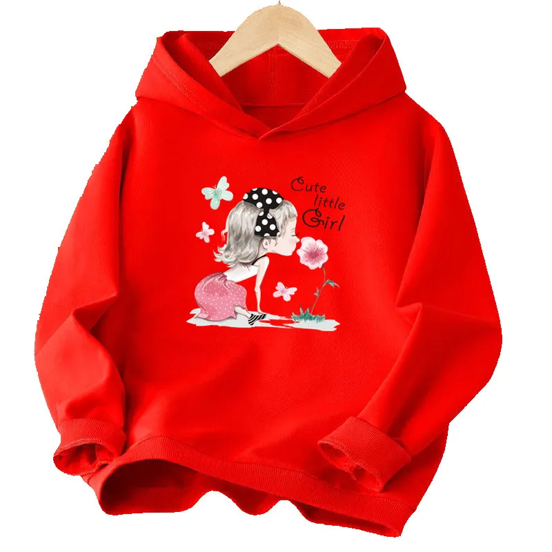 Cute Butterfly Girl Print Cute Hoodies Girls Long Sleeve Hooded Sweatshirt Tops Lovely Pullover Spring Autumn New Clothing
Cute Butterfly Girl Print Cute Hoodies Girls Long Sleeve Hooded Sweatshirt Tops Lovely Pullover Spring Autumn New Clothing
