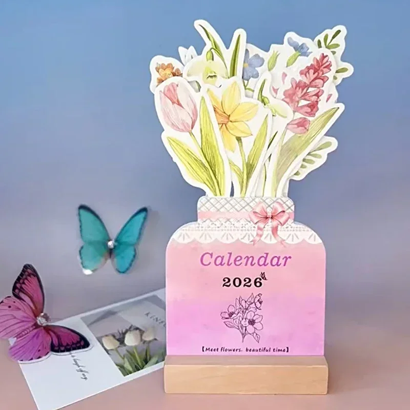 2026 Bloomy Flowers Desk Calendar Mini Calendar Standing Desk Calendar Vase-Like Desktop Monthly Planner For Home School Office
2026 Bloomy Flowers Desk Calendar Mini Calendar Standing Desk Calendar Vase-Like Desktop Monthly Planner For Home School Office