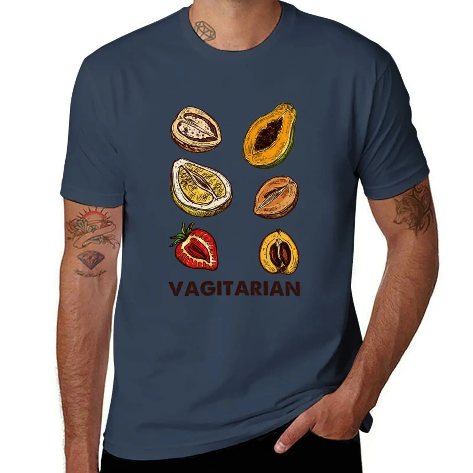 Vagitarian T-Shirt Casual Loose Short Sleeve Tee for Men
Vagitarian T-Shirt Casual Loose Short Sleeve Tee for Men