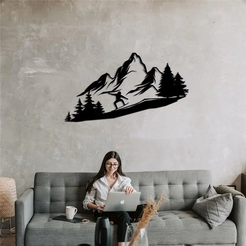 A06R 2 шт. скульптура металлическая стена и вид на горы художественная стена черная около 28X50 см для комнаты и домашнего офиса
A06R 2 шт. скульптура металлическая стена и вид на горы художественная стена черная около 28X50 см для комнаты и домашнего офиса