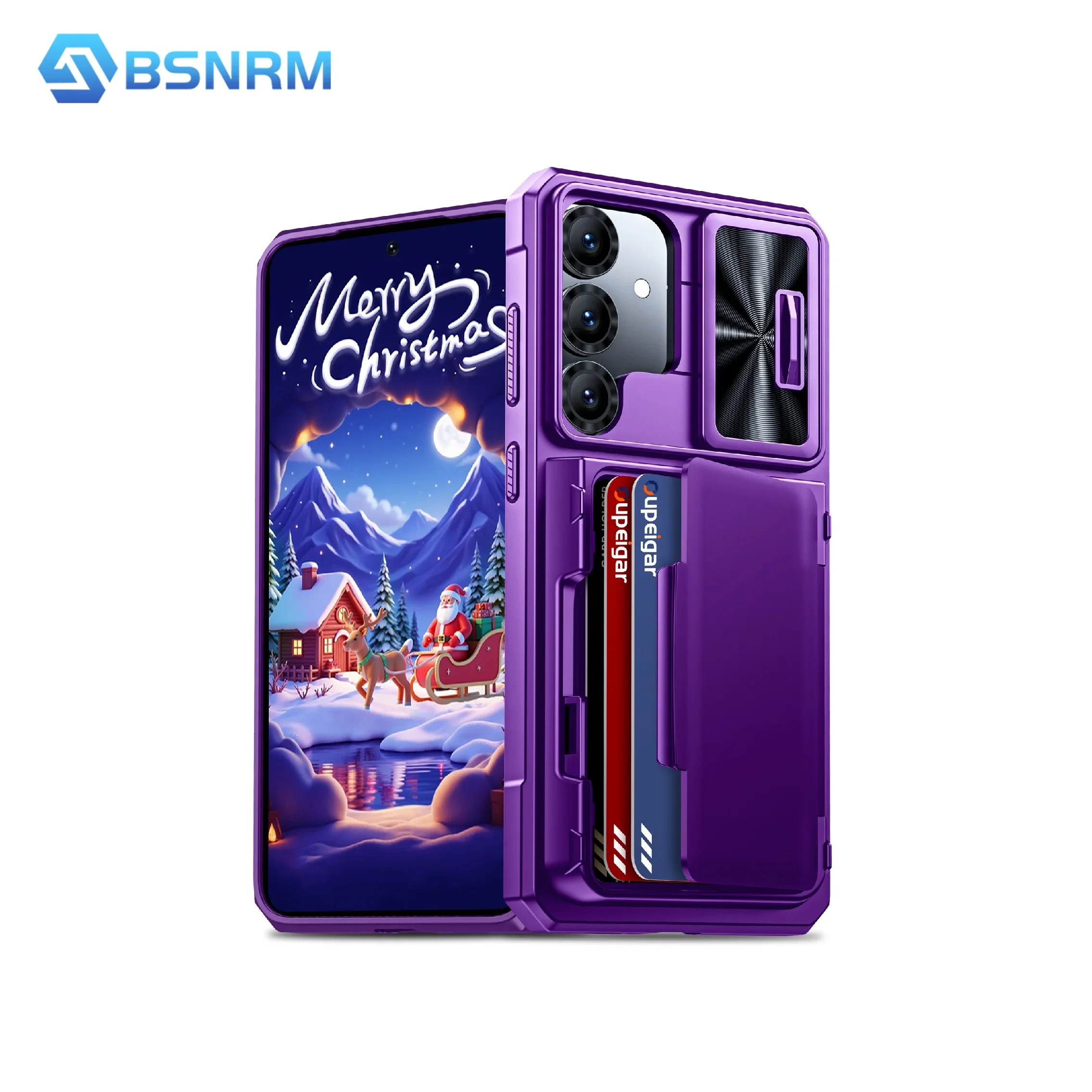 Рождественский подарок, чехол для телефона Samsung S25 Plus, с держателем для карт и чехлом для камеры, противоударный чехол с защитой от RIFD-фиолетовый
Рождественский подарок, чехол для телефона Samsung S25 Plus, с держателем для карт и чехлом для камеры, противоударный чехол с защитой от RIFD-фиолетовый