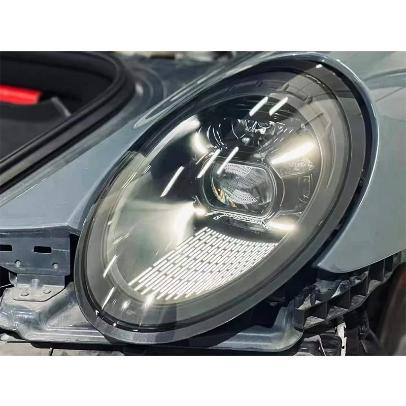 Подходит для Porsche 2005-2012 911, обновленные фары переднего освещения в стиле 929, светодиодные фары переднего бампера
Подходит для Porsche 2005-2012 911, обновленные фары переднего освещения в стиле 929, светодиодные фары переднего бампера