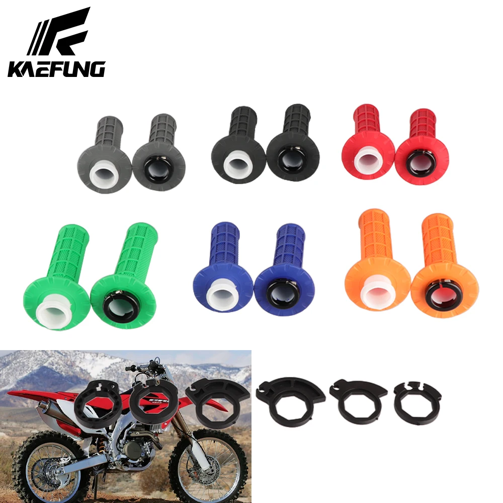 Motorcycle Handle Bar Lock-on Hand Grips Set for RMZ250 2004-2018 RMZ450 2005-2018 RMZ125/250 1995-2008 Honda Yamaha Suzuki ATV
Motorcycle Handle Bar Lock-on Hand Grips Set for RMZ250 2004-2018 RMZ450 2005-2018 RMZ125/250 1995-2008 Honda Yamaha Suzuki ATV
