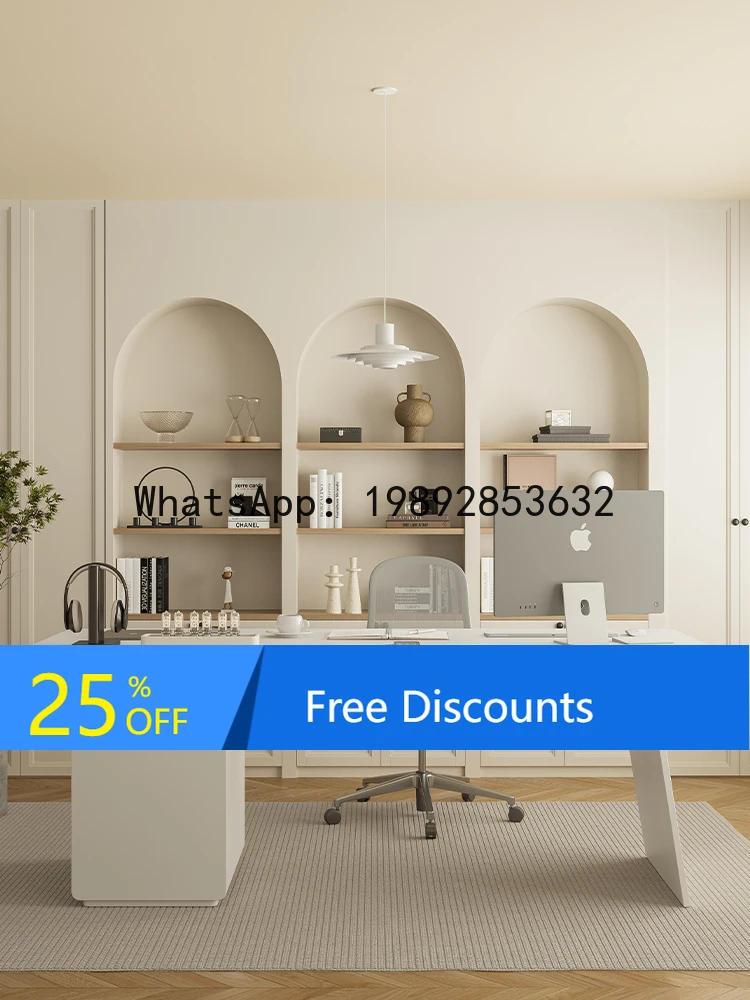 LYY Light Luxury French Cream Style Desk Home Study Solid Wood Desk Computer Writing Simple Modern Office Desk
LYY Light Luxury French Cream Style Desk Home Study Solid Wood Desk Computer Writing Simple Modern Office Desk