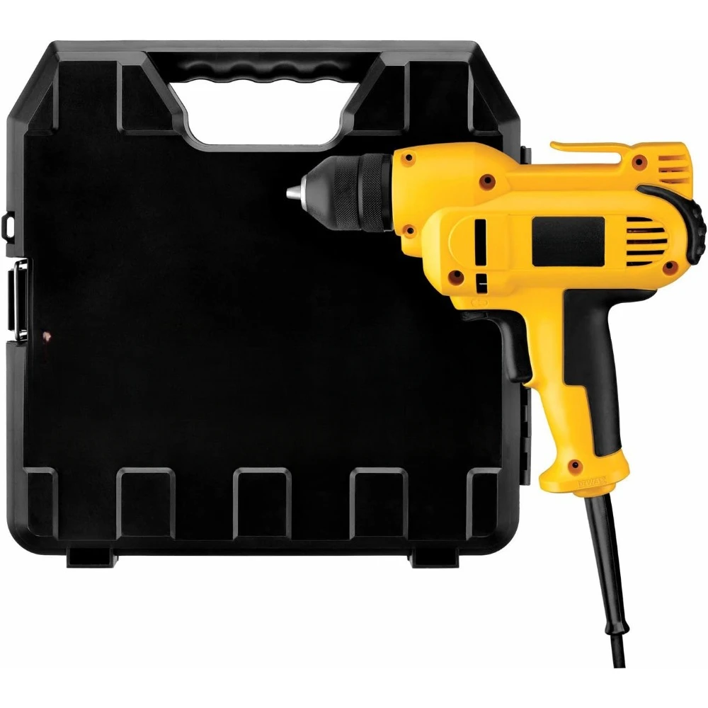 Drill, 8.0-Amp, 3/8-Inch, Variable Speed Trigger, Mid-Handle Grip for Comfort, Corded (DWD115K )
Drill, 8.0-Amp, 3/8-Inch, Variable Speed Trigger, Mid-Handle Grip for Comfort, Corded (DWD115K )