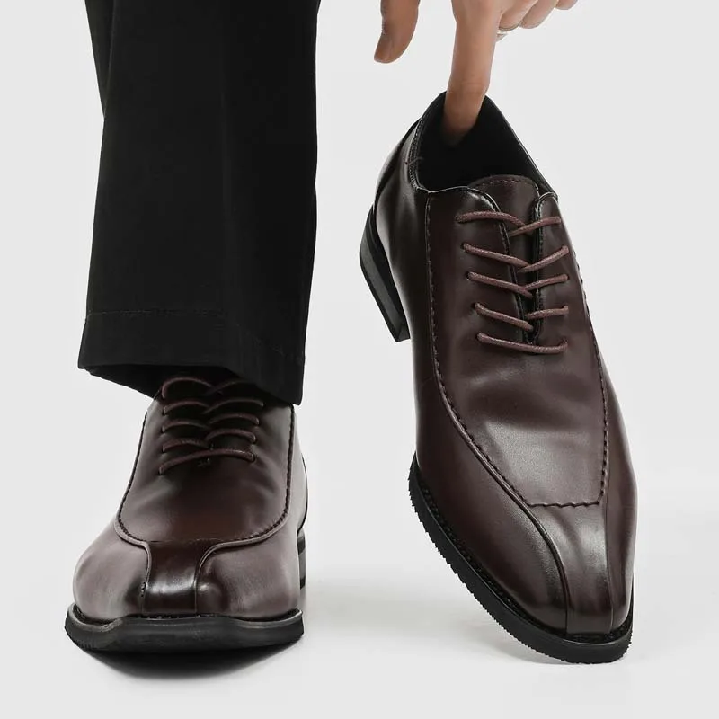 Derby Men Dress Shoes Brand Casual Leather Shoe British Style Business Formal Footwear Luxury Shoes for Men Parties And Weddings
Derby Men Dress Shoes Brand Casual Leather Shoe British Style Business Formal Footwear Luxury Shoes for Men Parties And Weddings