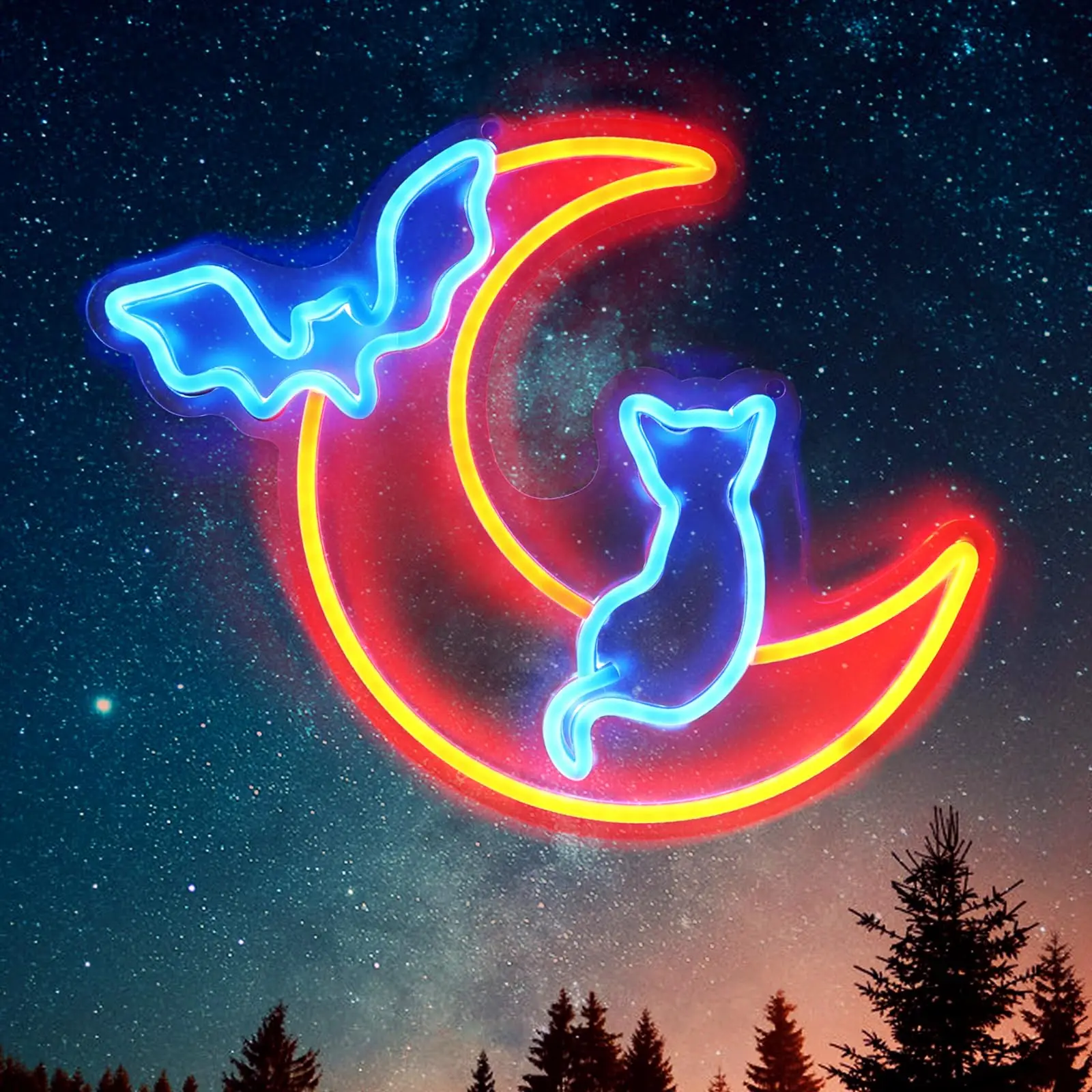 Halloween LED Neon Sign Wall Decor Spooky Party USB Dimmable Light for Home Indoor Room Window Door Decorations Halloween Gift
Halloween LED Neon Sign Wall Decor Spooky Party USB Dimmable Light for Home Indoor Room Window Door Decorations Halloween Gift