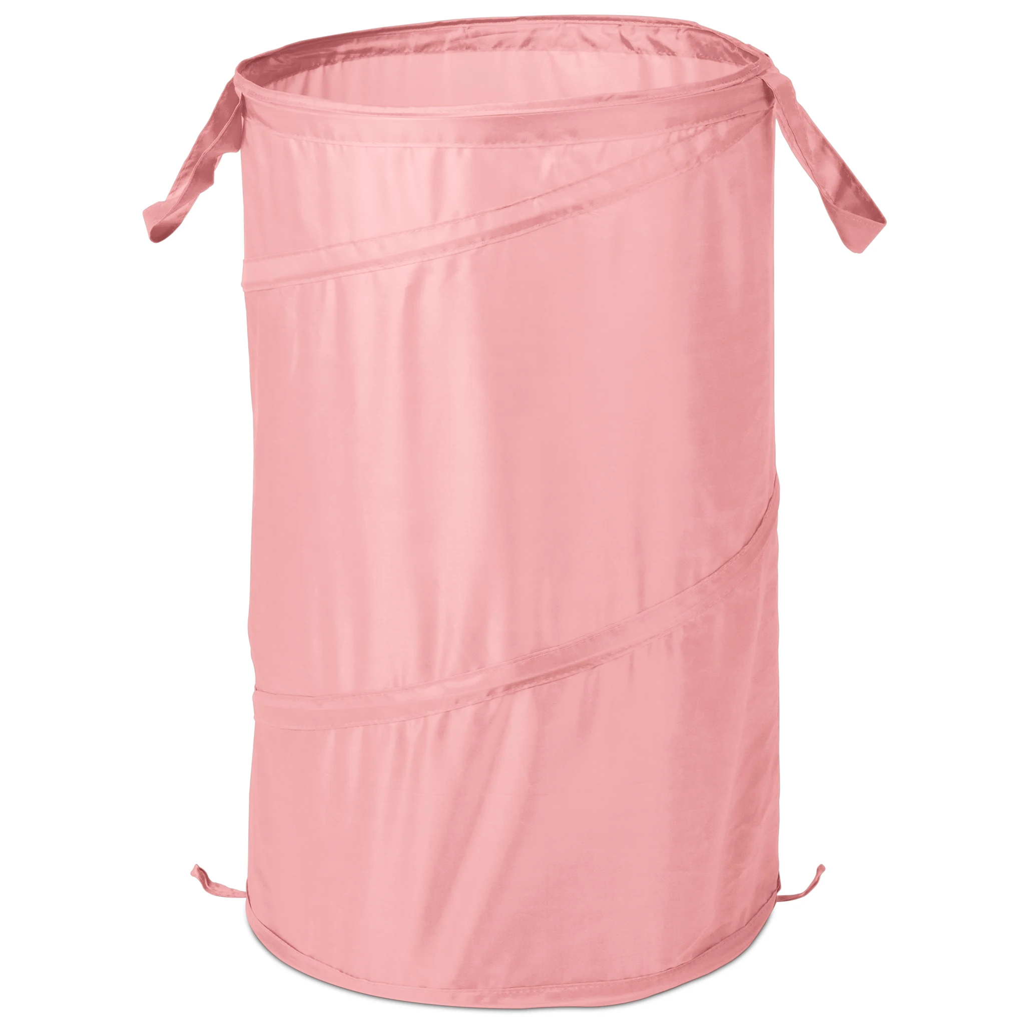 Pink Portable Spiral Laundry Hamper for Adults, Compact Design
Pink Portable Spiral Laundry Hamper for Adults, Compact Design