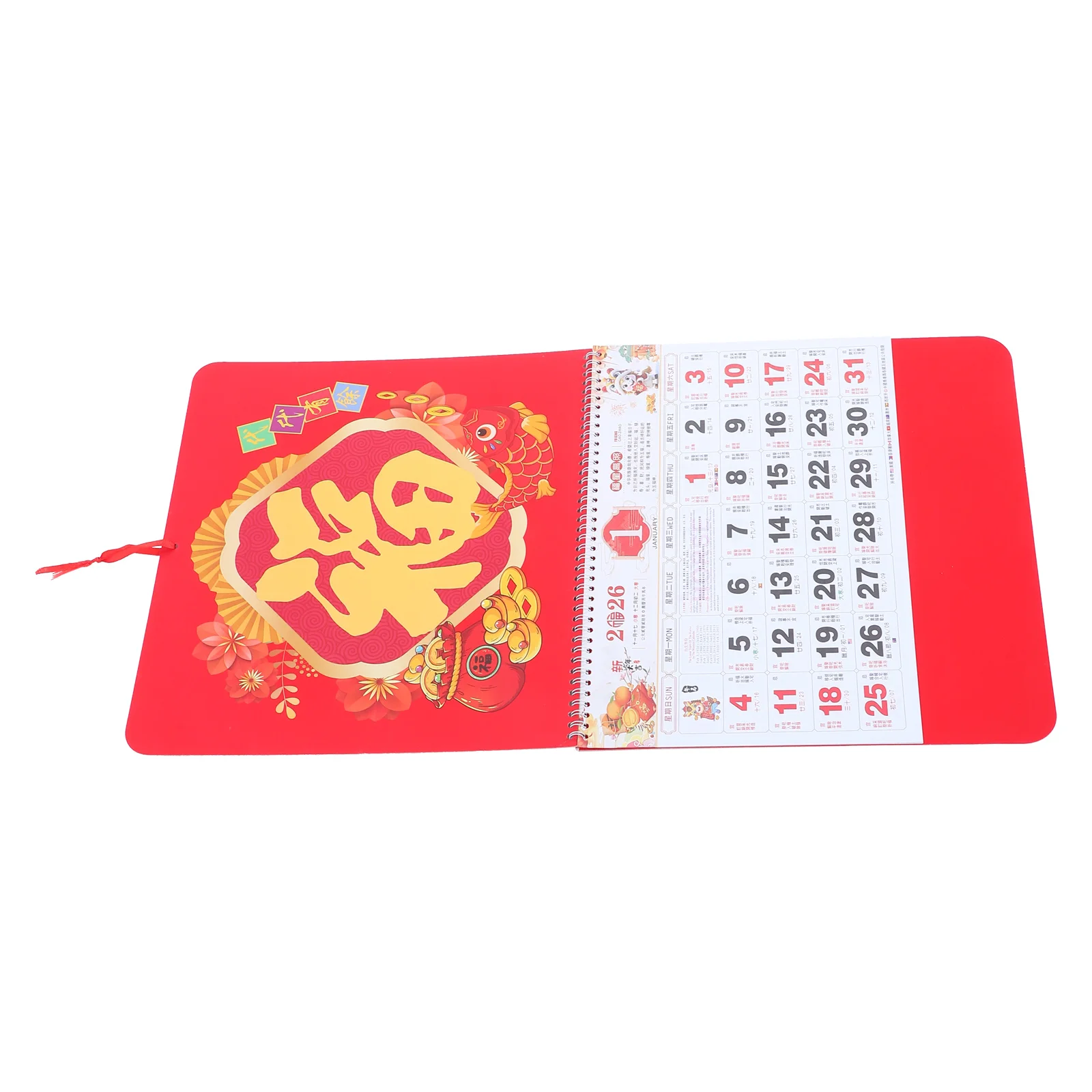 2026 Zodiac Horse Year Chinese Lunar Wall Calendar Monthly Tear Off Red Office Decor Hanging Planner Spring
2026 Zodiac Horse Year Chinese Lunar Wall Calendar Monthly Tear Off Red Office Decor Hanging Planner Spring