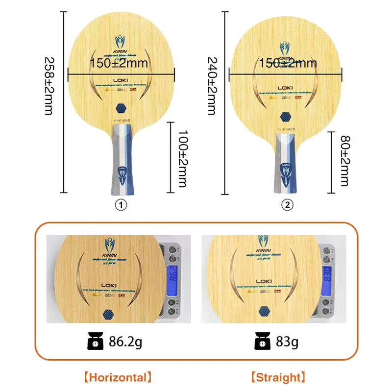 Ракетка для настольного тенниса: 5 слоев дерева, 2 слоя карбонового волокна, атакующее лезвие для пинг-понга из углеродного волокна
Ракетка для настольного тенниса: 5 слоев дерева, 2 слоя карбонового волокна, атакующее лезвие для пинг-понга из углеродного волокна