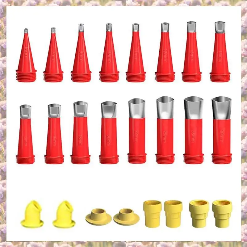 -FTGT 24Pc Stainless Steel Caulk Nozzle Applicator Caulking Finisher Glue Silicone Sealant Finishing Tool For Kitchen Bathroom
-FTGT 24Pc Stainless Steel Caulk Nozzle Applicator Caulking Finisher Glue Silicone Sealant Finishing Tool For Kitchen Bathroom