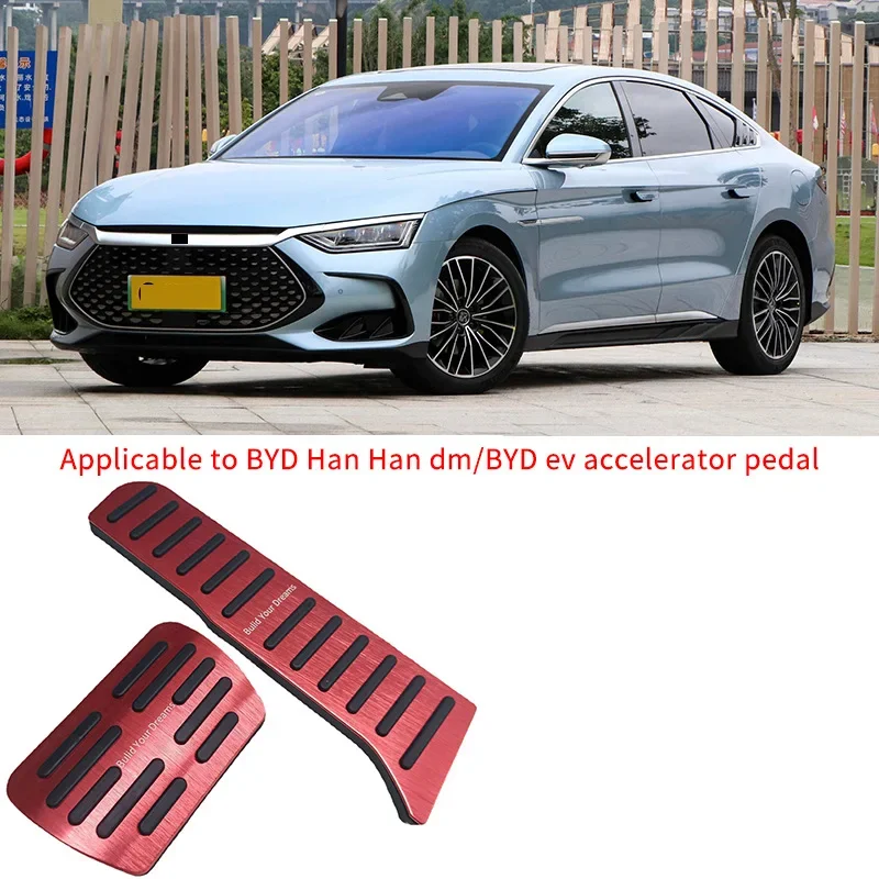 For BYD Han DM/BYD EV accelerator pedal interior modification, anti slip metal brake pedal
For BYD Han DM/BYD EV accelerator pedal interior modification, anti slip metal brake pedal