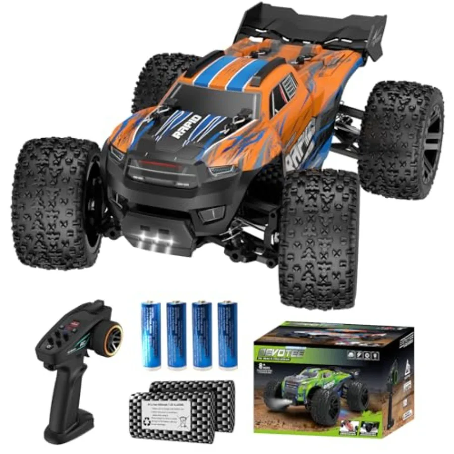 Remote Control Car, High Speed All Terrain Off Road Fast RC Cars with 2.4 GHz, 1:20 Scale Max 38 KPH 4WD Electric RC Truck Toys
Remote Control Car, High Speed All Terrain Off Road Fast RC Cars with 2.4 GHz, 1:20 Scale Max 38 KPH 4WD Electric RC Truck Toys