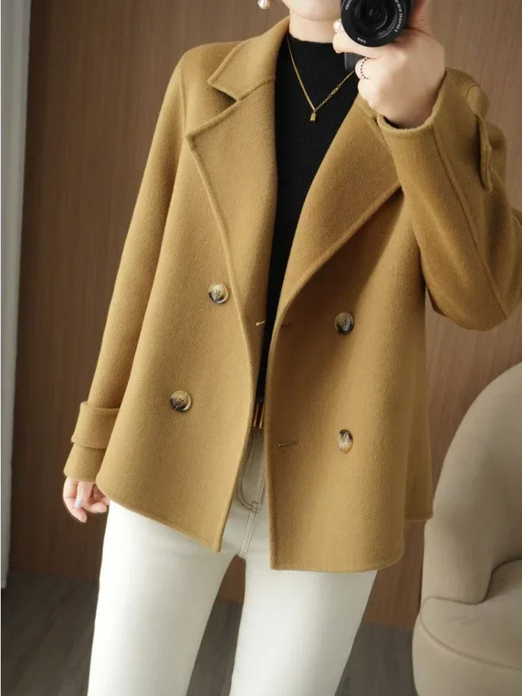 Korean Women's Clothes 2024 Autumn Winter New Turn-down Collar Women's Coat Street Fashion Temperament Slim Fit Tweed Jacket
Korean Women's Clothes 2024 Autumn Winter New Turn-down Collar Women's Coat Street Fashion Temperament Slim Fit Tweed Jacket