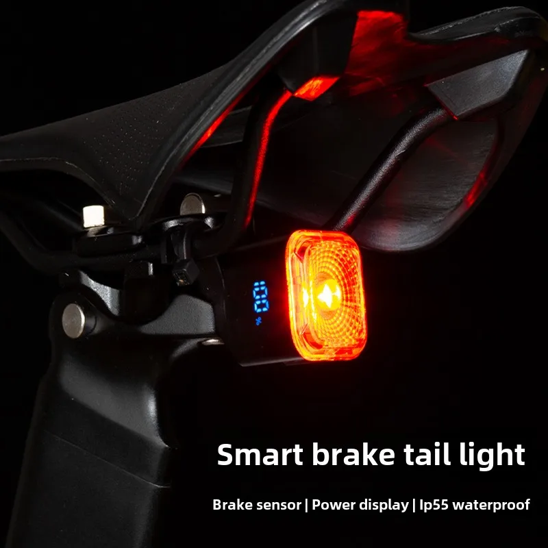Bicycle Smart Brake Sensor Tail Light Mountain Road Bike Type-c Rechargeable Night Riding Warning Light Cycling Equipment
Bicycle Smart Brake Sensor Tail Light Mountain Road Bike Type-c Rechargeable Night Riding Warning Light Cycling Equipment