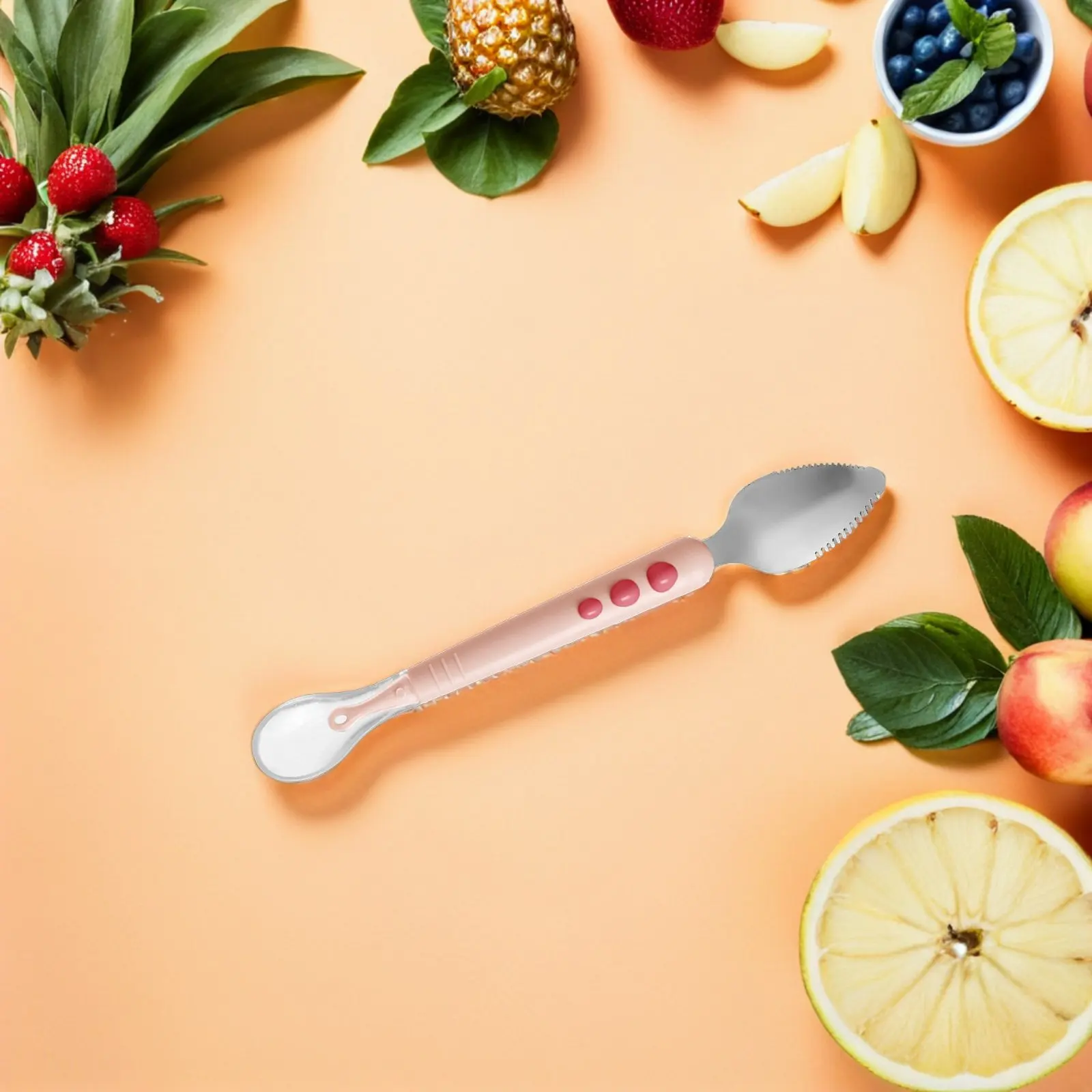 Double Head Silicone Baby Fruit Puree Spoon Infant Feeding Training Spoon Portable Storage Box Comfortable Grip Reliable Design
Double Head Silicone Baby Fruit Puree Spoon Infant Feeding Training Spoon Portable Storage Box Comfortable Grip Reliable Design