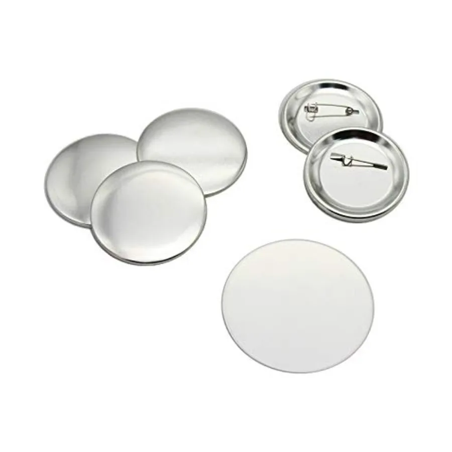 58mm Metric System Metal Pin Badge Button with Pre-Assembled Pin-Back, Upper Shell and Mylar Film Official Supplies, 100 Sets
58mm Metric System Metal Pin Badge Button with Pre-Assembled Pin-Back, Upper Shell and Mylar Film Official Supplies, 100 Sets