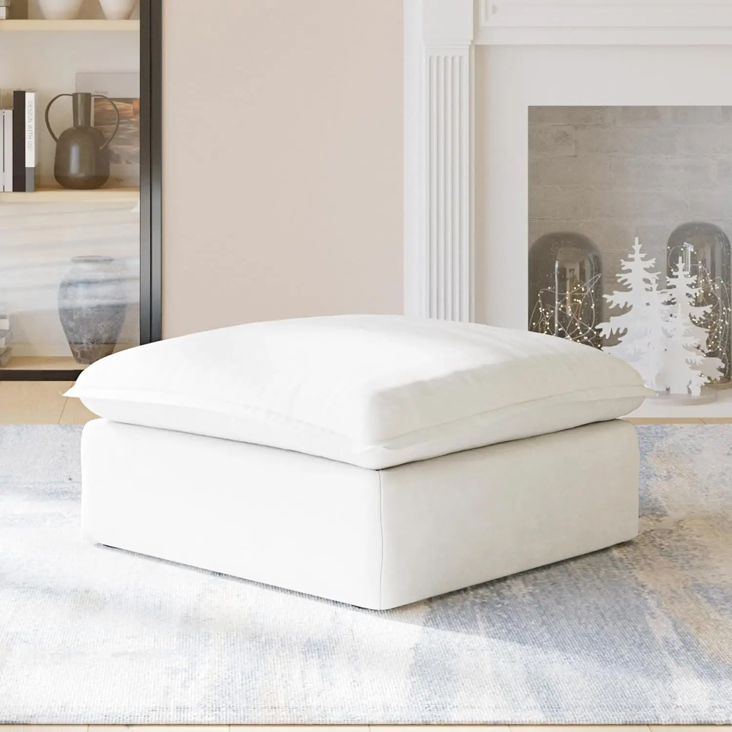 Ottoman Module for Living Room, Cushion Covers Removable, Minimalist Comfy Breathable Ottoman Footstool Paired, Customized
Ottoman Module for Living Room, Cushion Covers Removable, Minimalist Comfy Breathable Ottoman Footstool Paired, Customized