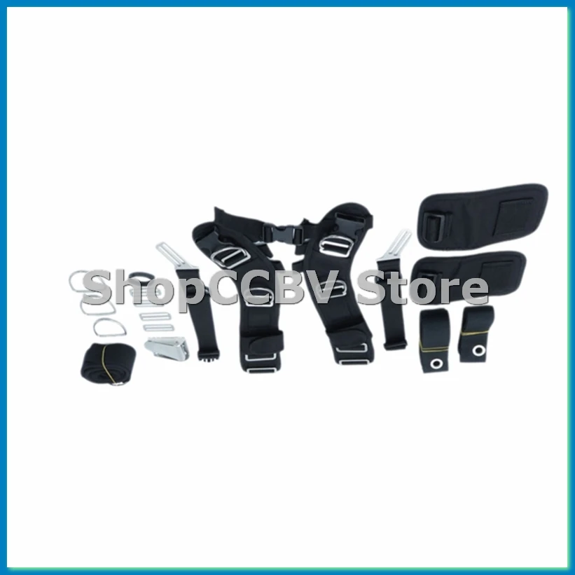 Scuba Diving Harness System Back Plate Diving Bracket for Snorkeling Adjustable Shoulder Straps Quick Release Buckles-A50M
Scuba Diving Harness System Back Plate Diving Bracket for Snorkeling Adjustable Shoulder Straps Quick Release Buckles-A50M