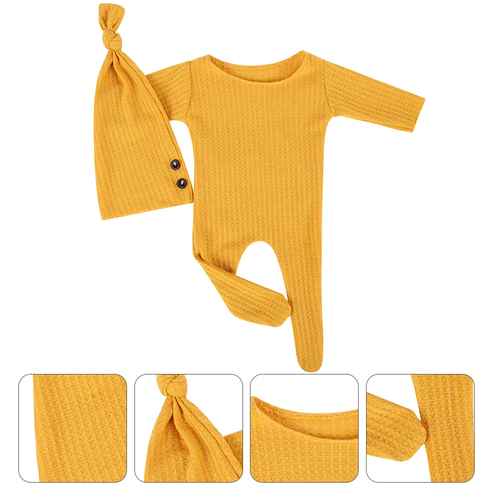 2 Pcs Photography Jumpsuit Baby Shoot Knitted Romper Outfit Simple for Clothes Costume Fabric Newborn Attire Garment
2 Pcs Photography Jumpsuit Baby Shoot Knitted Romper Outfit Simple for Clothes Costume Fabric Newborn Attire Garment