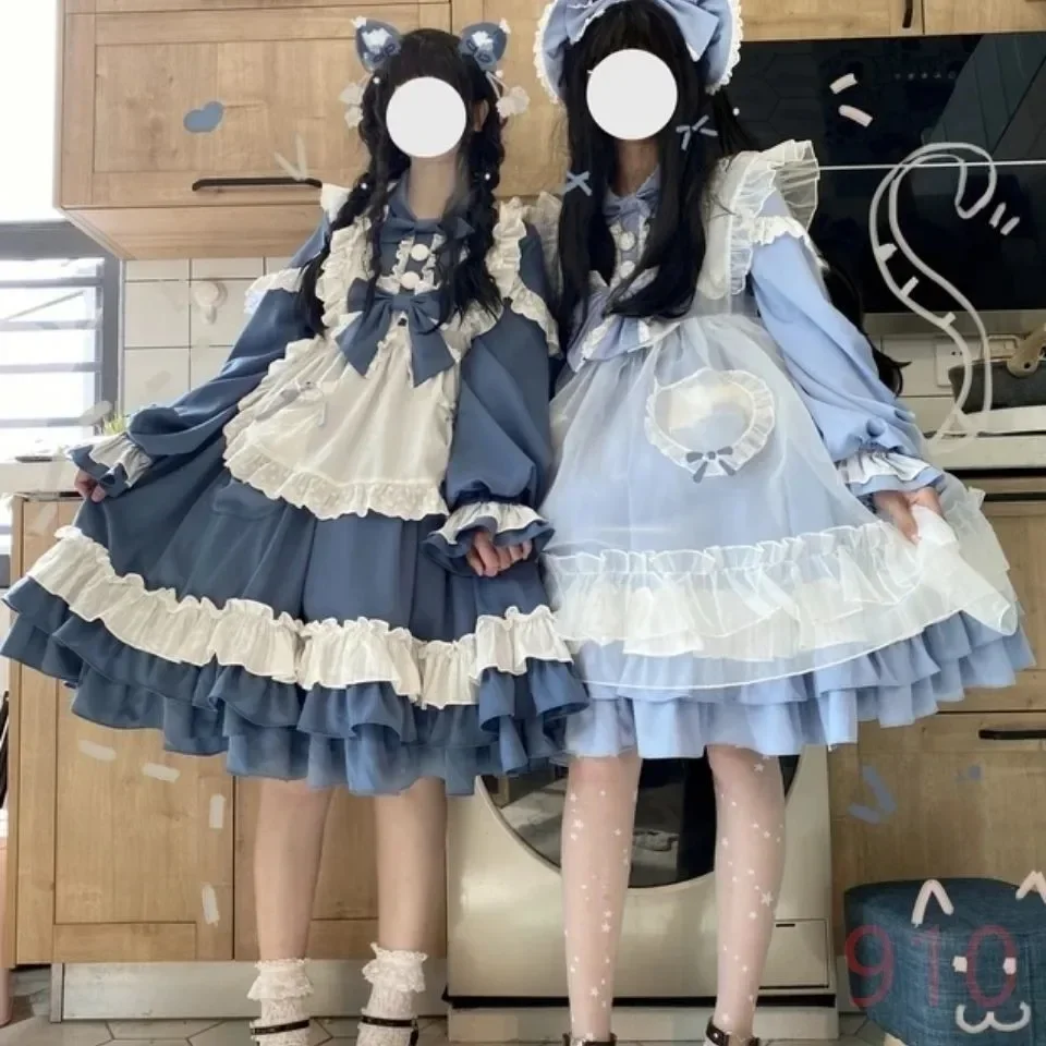 25 Flare Long Sleeve Bow Ruffled Stitching Loose Waist A-line Sweet Lolita Dress Women Japanese Style Cute Lolita Princess Dress
25 Flare Long Sleeve Bow Ruffled Stitching Loose Waist A-line Sweet Lolita Dress Women Japanese Style Cute Lolita Princess Dress