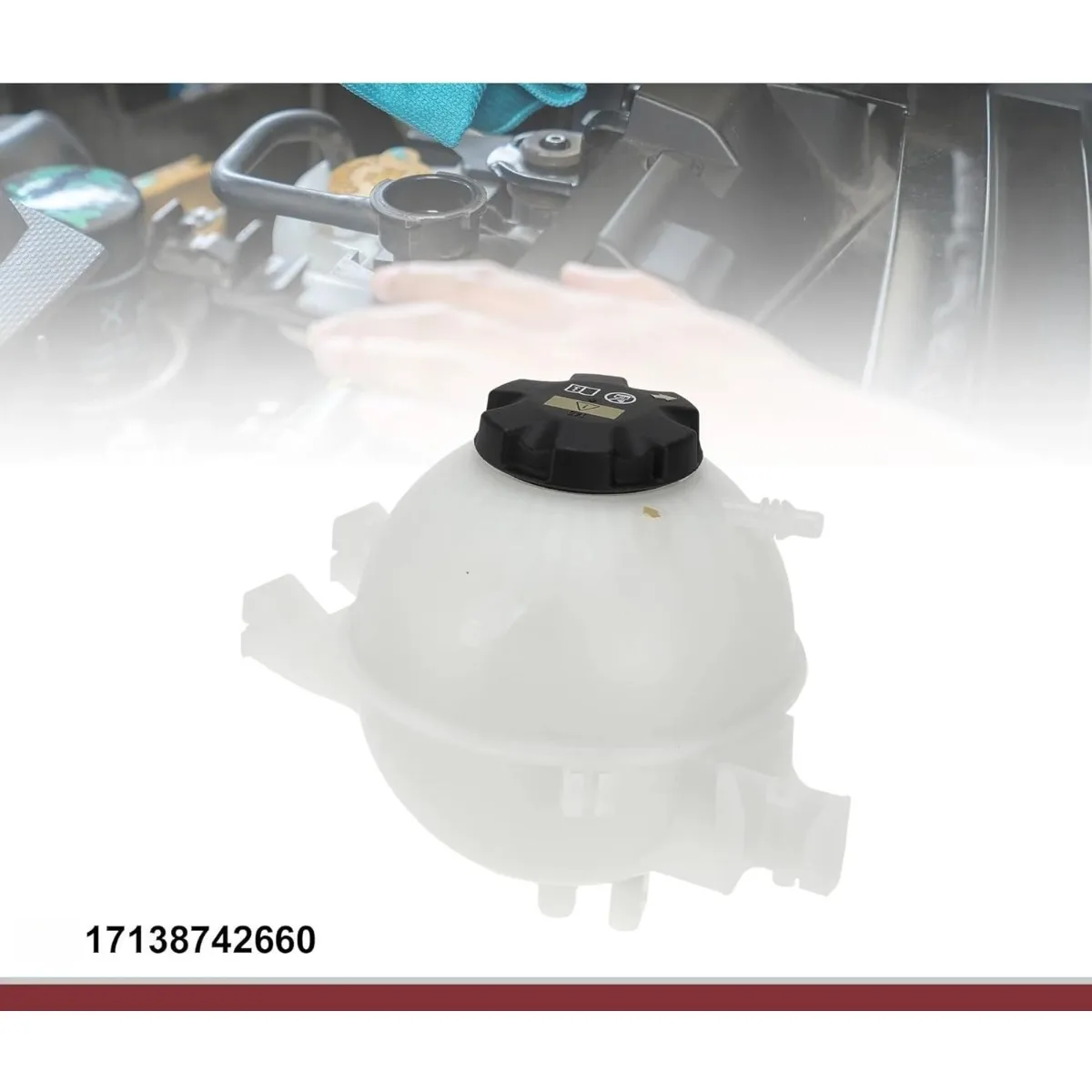 17138742660 Engine Coolant Overflow Recovery Reservoir Tank w/Cap For BMW X3 2018-2020 2.0L 3.0L, X4 2019-2020 2.0L 3.0L
17138742660 Engine Coolant Overflow Recovery Reservoir Tank w/Cap For BMW X3 2018-2020 2.0L 3.0L, X4 2019-2020 2.0L 3.0L