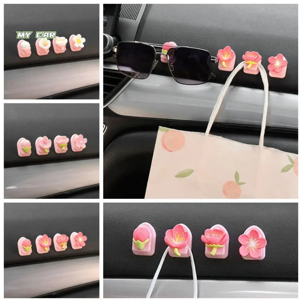 Peach Blossom Flower Car Small Hook Paste Style Multifunctional Cartoon Car Hooks Cute Durable Car Hanging Hook Car Decorations
Peach Blossom Flower Car Small Hook Paste Style Multifunctional Cartoon Car Hooks Cute Durable Car Hanging Hook Car Decorations