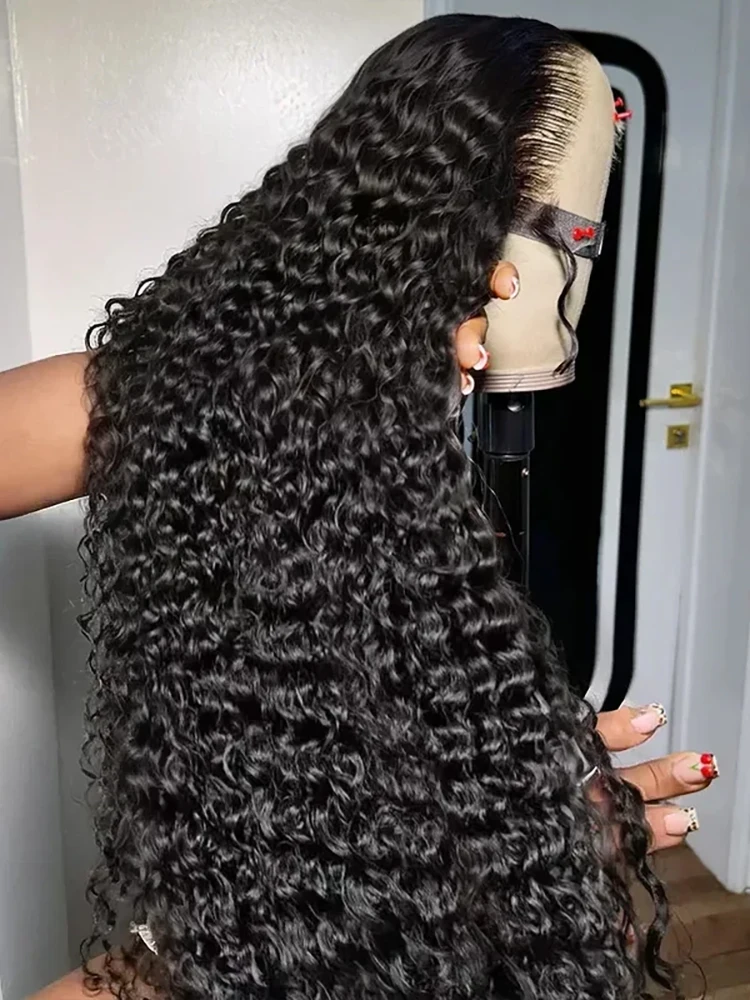32 40 Inch Deep Water Wave 360 Full Lace Frontal Wigs 13x4 13x6 Hd Lace Front Wigs Brazilian PrePlucked Curly Human Hair Wigs
32 40 Inch Deep Water Wave 360 Full Lace Frontal Wigs 13x4 13x6 Hd Lace Front Wigs Brazilian PrePlucked Curly Human Hair Wigs