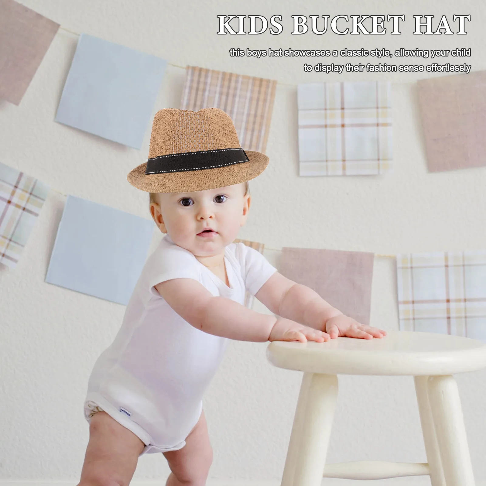 Kids Straw Hat Plain Stylish Toddler Flat Top Breathable Sun Protection Summer Beach Cap for Boys Girls Outdoor Activities
Kids Straw Hat Plain Stylish Toddler Flat Top Breathable Sun Protection Summer Beach Cap for Boys Girls Outdoor Activities