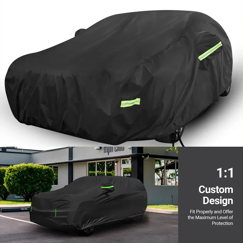 Universal Car Cover For Dust-Proof Waterproof All Weather Covers For Automobiles Outdoor Indoor Full Exterior Sedan Covers Black
Universal Car Cover For Dust-Proof Waterproof All Weather Covers For Automobiles Outdoor Indoor Full Exterior Sedan Covers Black