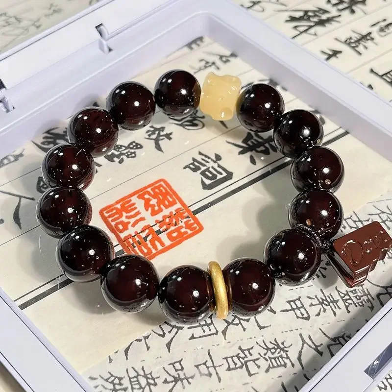 New Lucky Zi Jin Shu Bracelet Perfect Circle Fine Black Red Skin Light Bead Old Materials Bodhi Collectables-Autograph Rosary
New Lucky Zi Jin Shu Bracelet Perfect Circle Fine Black Red Skin Light Bead Old Materials Bodhi Collectables-Autograph Rosary
