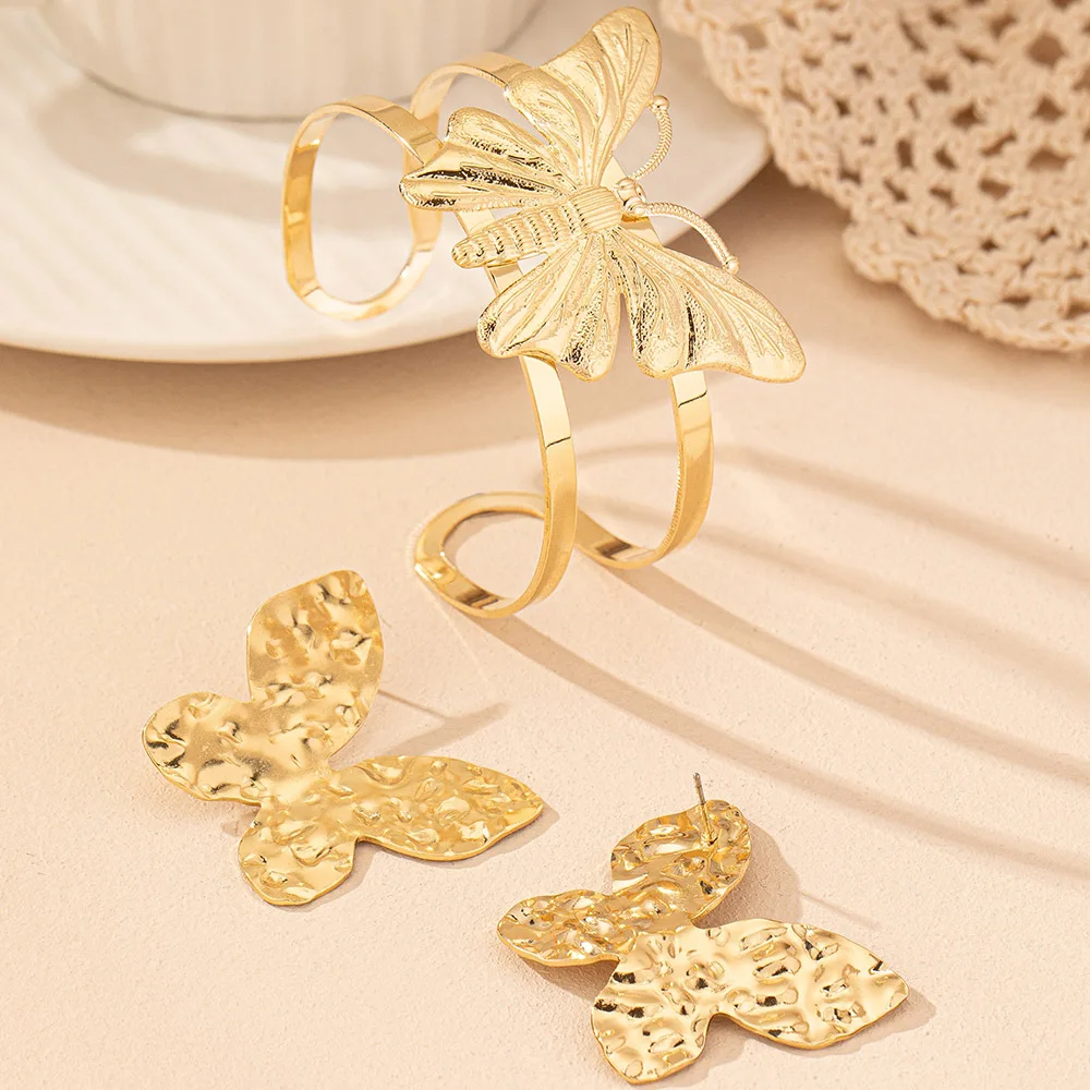 Jewelry Butterfly Bangles Bracelet Earrings Sets Jewelry for Women Dubai Classics Clip Design Best Selling Exquisite Popular
Jewelry Butterfly Bangles Bracelet Earrings Sets Jewelry for Women Dubai Classics Clip Design Best Selling Exquisite Popular