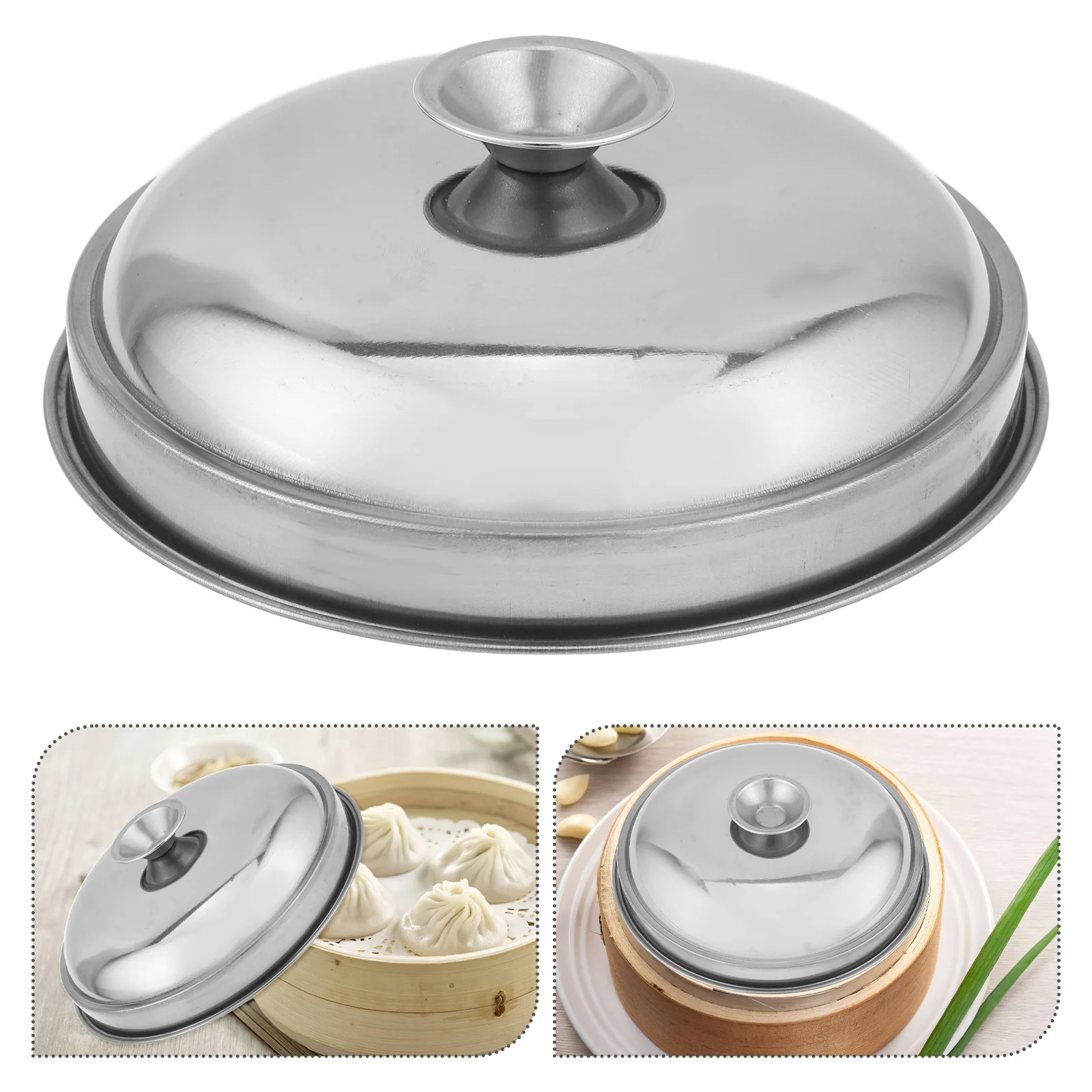 Stainless Steel Steamer Lid 20Cm 8 Inch Round Dome Cover for Food Steaming Basting Grilling Bbq Cooking Kitchen Use
Stainless Steel Steamer Lid 20Cm 8 Inch Round Dome Cover for Food Steaming Basting Grilling Bbq Cooking Kitchen Use