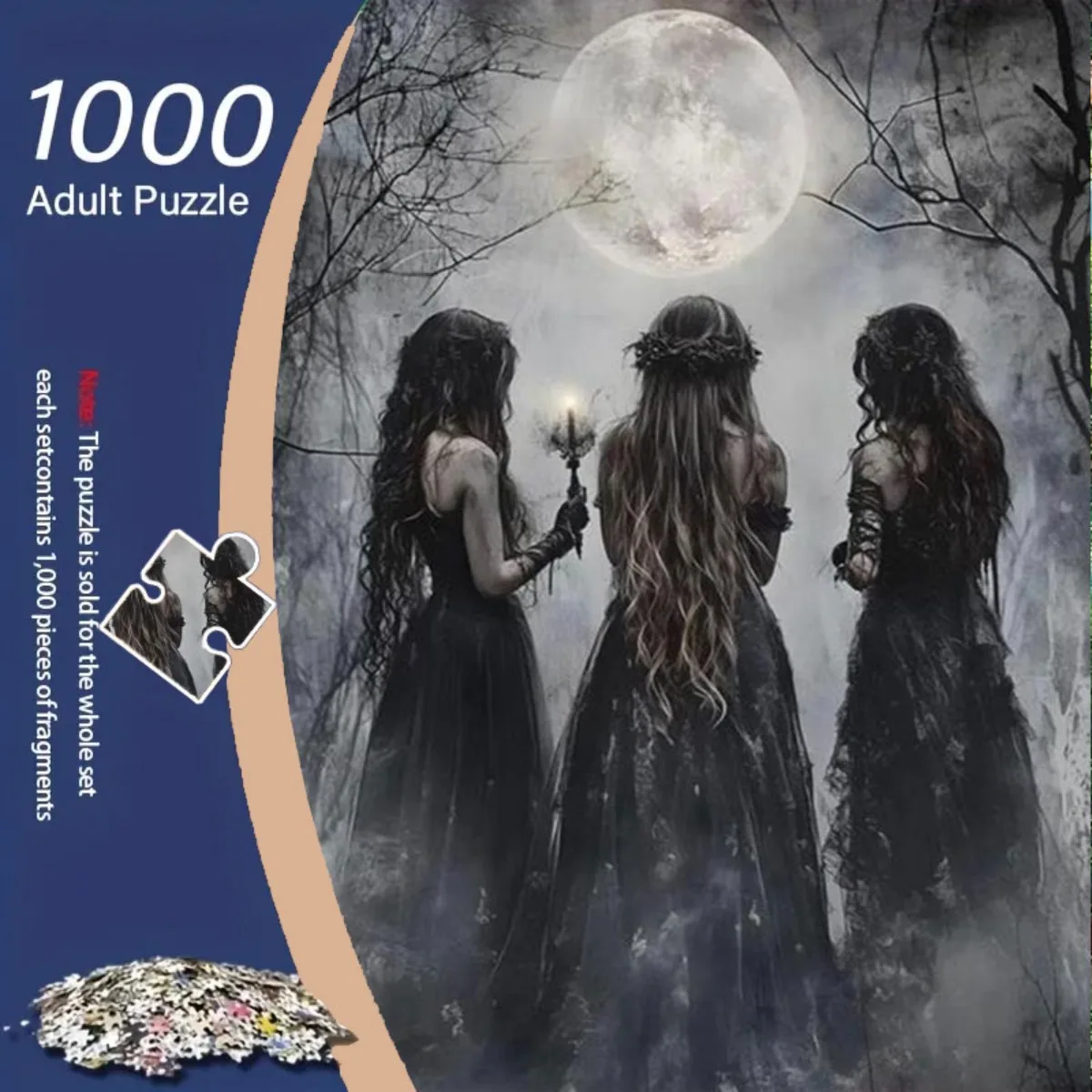 Jigsaw Puzzle 1000 Pieces Women in Black Dresses Puzzle Home Decor for Adults Game Family Fun Puzzles Educational Toys
Jigsaw Puzzle 1000 Pieces Women in Black Dresses Puzzle Home Decor for Adults Game Family Fun Puzzles Educational Toys