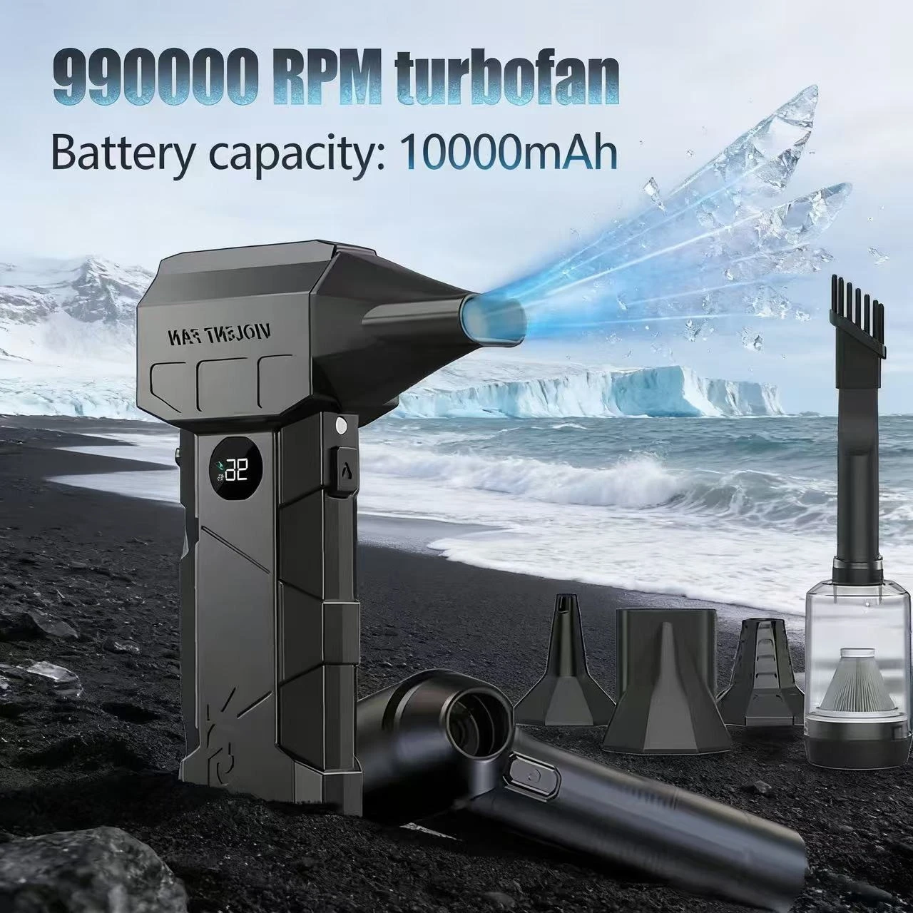 Электрический воздуходувка 890000 об/мин, турбореактивный вентилятор, бесщеточный двигатель, высокоскоростной турбо-сильный вентилятор, перезаряжаемый через USB, мощный пылеочиститель
Электрический воздуходувка 890000 об/мин, турбореактивный вентилятор, бесщеточный двигатель, высокоскоростной турбо-сильный вентилятор, перезаряжаемый через USB, мощный пылеочиститель