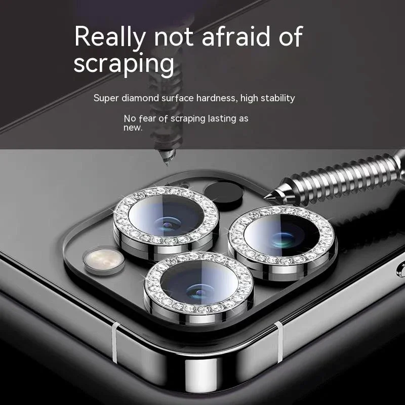 2-3Pcs Blue Metal Glitter Diamond Camera Protector For IPhone 17 Pro Max Plus Back Lens Protective Glass For 13 Mini 2-3Pcs Blue Metal Glitter Diamond Camera Protector For IPhone 17 Pro Max Plus Back Lens Protective Glass For 13 Mini