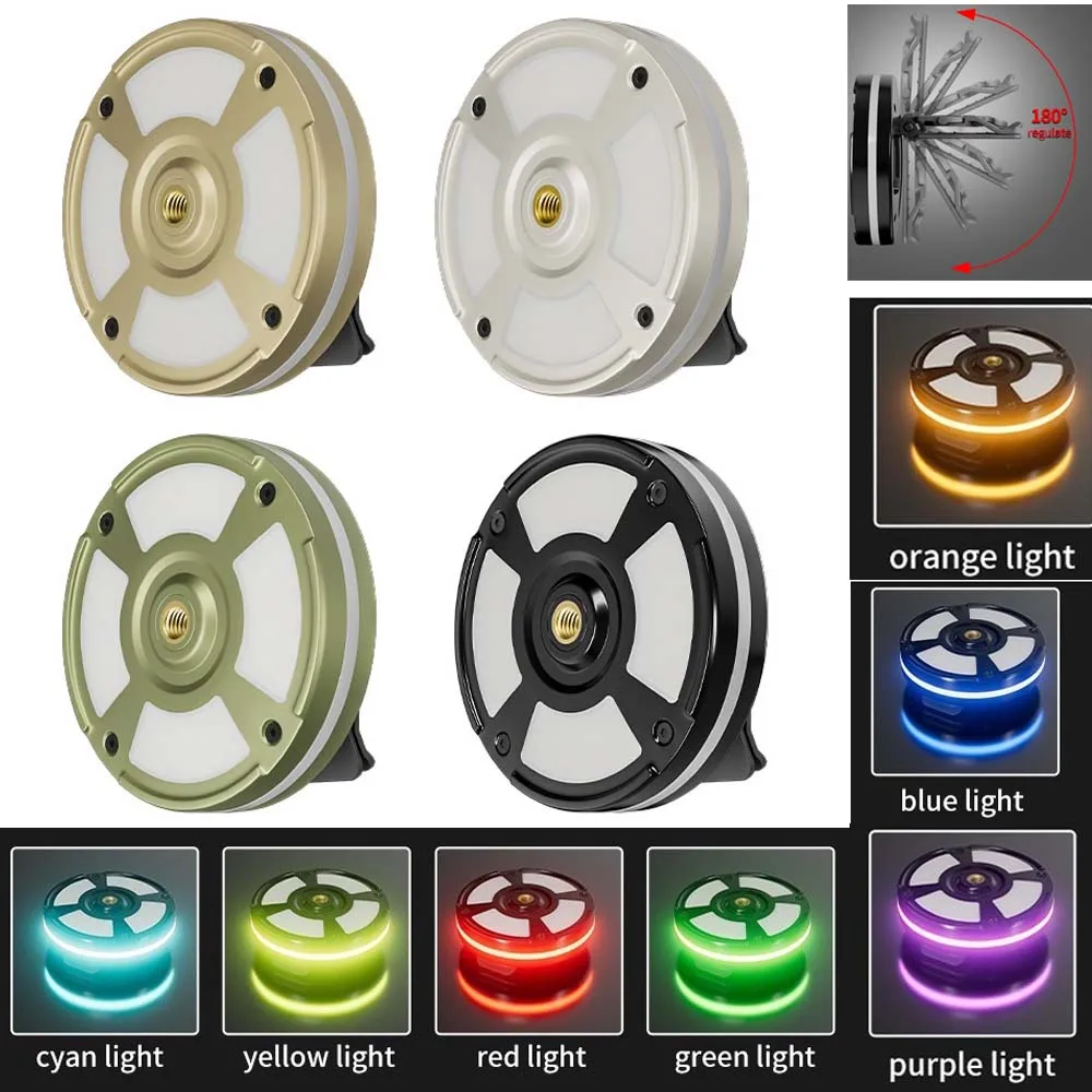 Outdoor Flashlight LED RGB Camping String Lights Type-C Charging Rechargeable Hanging Lights Magnetic Hat Clip Lamp with Hook
Outdoor Flashlight LED RGB Camping String Lights Type-C Charging Rechargeable Hanging Lights Magnetic Hat Clip Lamp with Hook