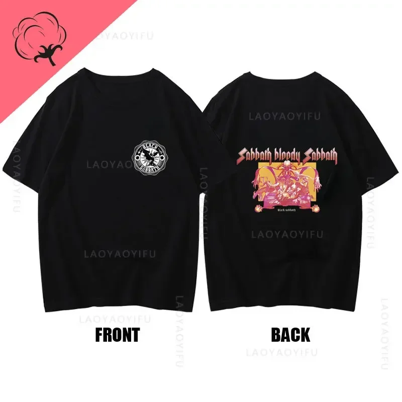 Black Sabbaths Cotton Summer Heavy Metal Rock Band T Shirt Men Women Round Neck Casual Graphic Tees Short Sleeve Tops Clothing 
Black Sabbaths Cotton Summer Heavy Metal Rock Band T Shirt Men Women Round Neck Casual Graphic Tees Short Sleeve Tops Clothing