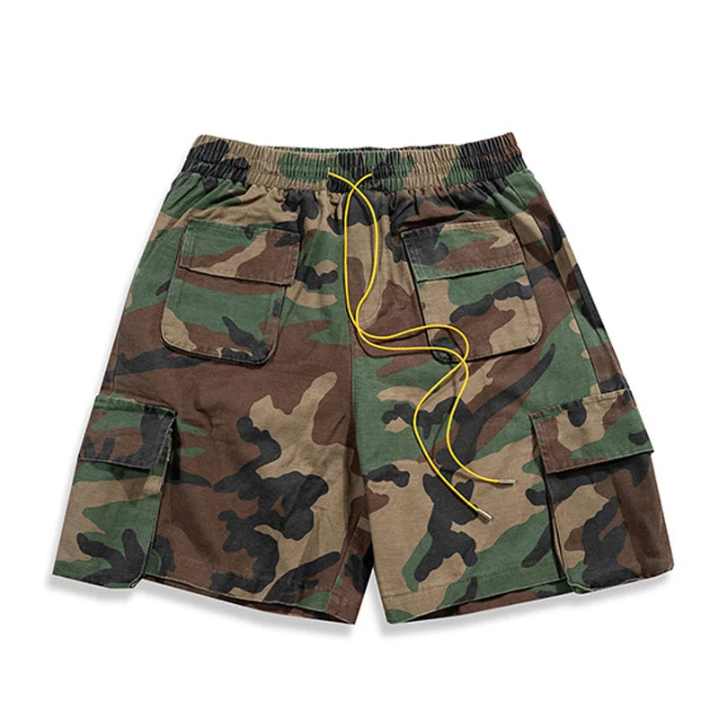 Vintage Camouflage Cargo Shorts for Men Summer Drawstring Waist Multi-Pockets Casual Baggy Denim Shorts Man Streetwear Outdoor
Vintage Camouflage Cargo Shorts for Men Summer Drawstring Waist Multi-Pockets Casual Baggy Denim Shorts Man Streetwear Outdoor