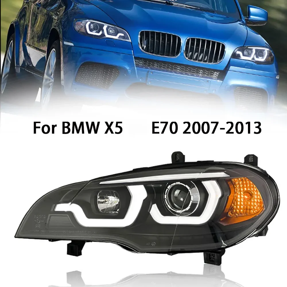 LED Headlights For BMW E70 X5 LED Headlight 2007-2013 Headlights X5 DRL Turn Signal High Beam Angel Eye Projector Lens
LED Headlights For BMW E70 X5 LED Headlight 2007-2013 Headlights X5 DRL Turn Signal High Beam Angel Eye Projector Lens