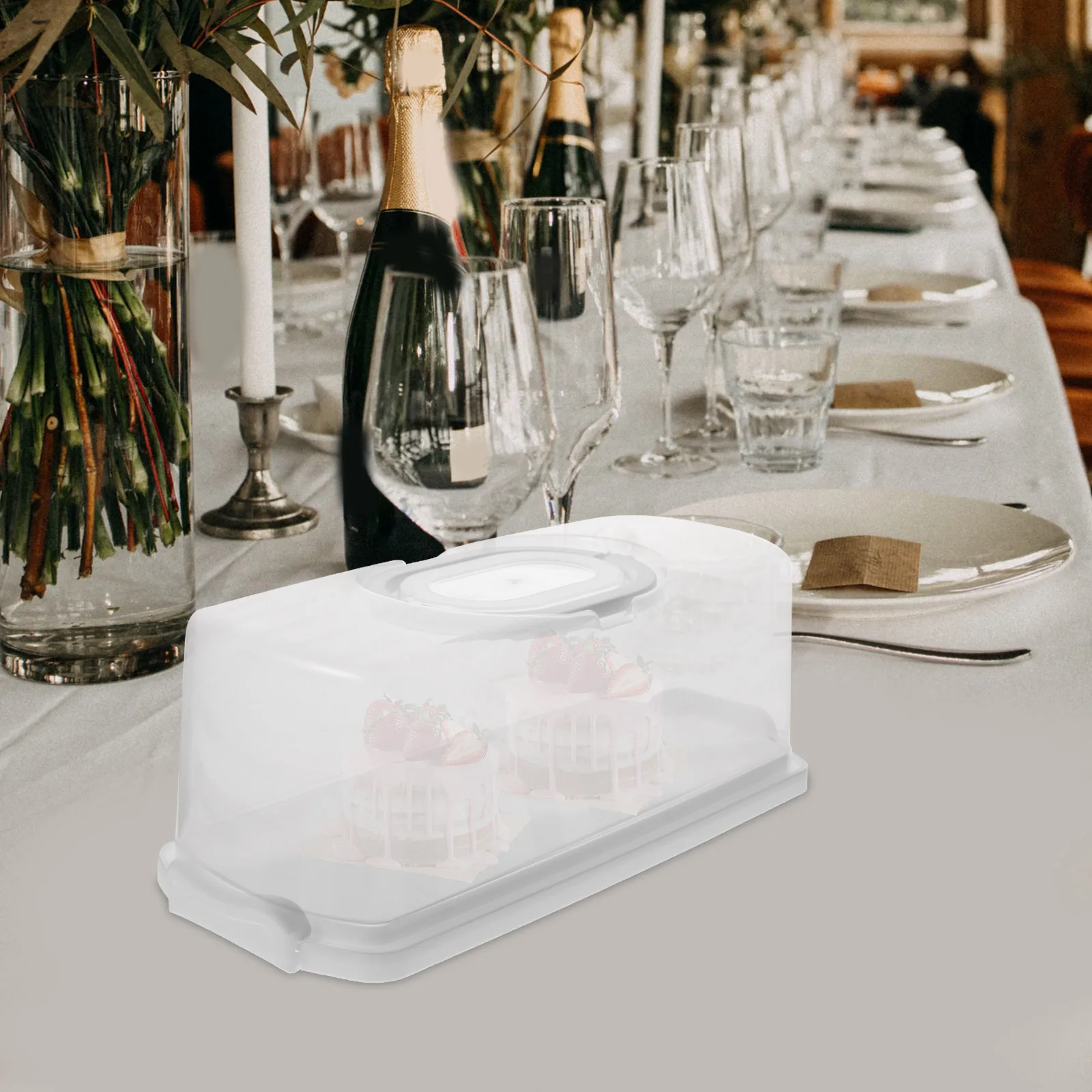 Rectangular Toast Box White Bread Container Airtight Portable Cake Storage Loaf Keeper PP Handheld Lid Handle Gift
Rectangular Toast Box White Bread Container Airtight Portable Cake Storage Loaf Keeper PP Handheld Lid Handle Gift