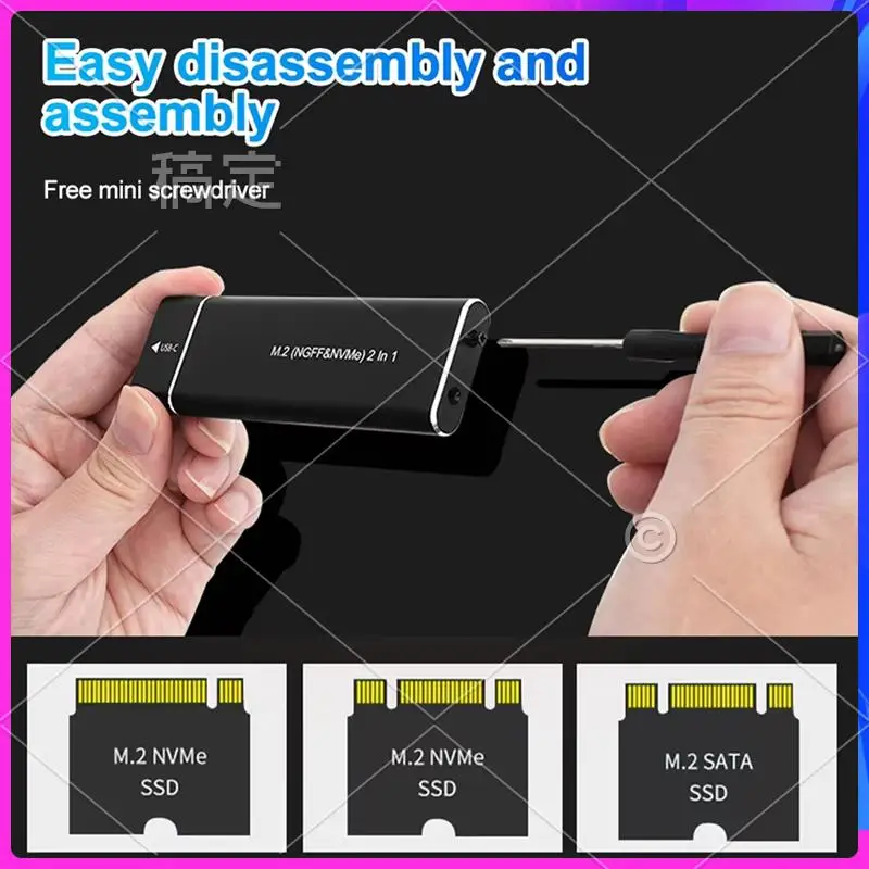 Корпус SSD ABT-M2 M.2 Nvme NGFF Твердотельный накопитель USB 3.1 Type C Gen2 10 Гбит/с поддерживает M, B и M-ключи Sliver
Корпус SSD ABT-M2 M.2 Nvme NGFF Твердотельный накопитель USB 3.1 Type C Gen2 10 Гбит/с поддерживает M, B и M-ключи Sliver