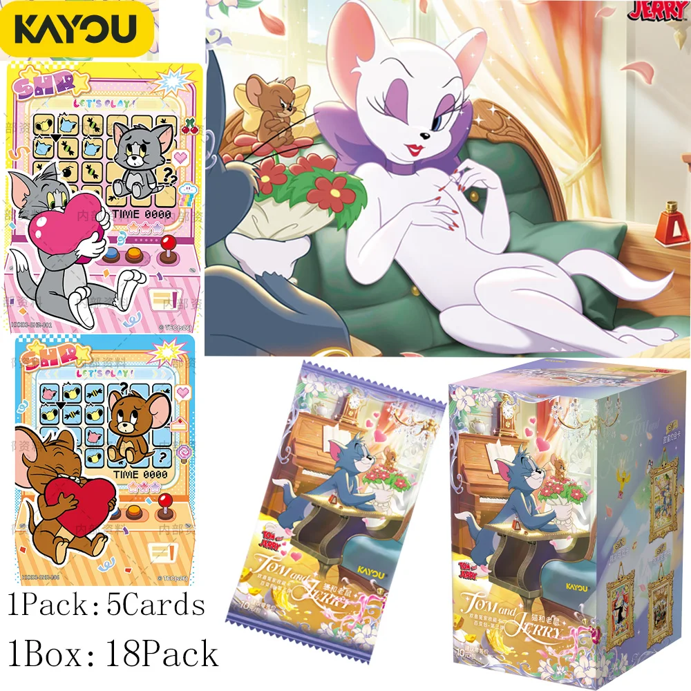 Genuine KAYOU Tom & Jerry Trading Cards, Baitian Pack, Classic Rival Collectible Cards, Toy Gift
Genuine KAYOU Tom & Jerry Trading Cards, Baitian Pack, Classic Rival Collectible Cards, Toy Gift