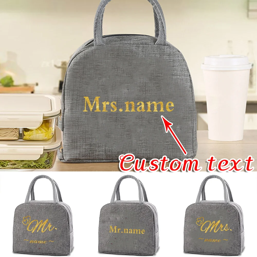 Personalized Customization Name Grey Insulated Lunch Bag Thickened Food Storage Outdoor Travel Picnic Bag Bento Bag
Personalized Customization Name Grey Insulated Lunch Bag Thickened Food Storage Outdoor Travel Picnic Bag Bento Bag
