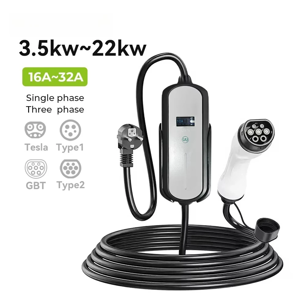 7kw Single Phase Level2 Portable EV Charger EVSE Electric Vehicle Car for BYD ZEEKR New Condition
7kw Single Phase Level2 Portable EV Charger EVSE Electric Vehicle Car for BYD ZEEKR New Condition