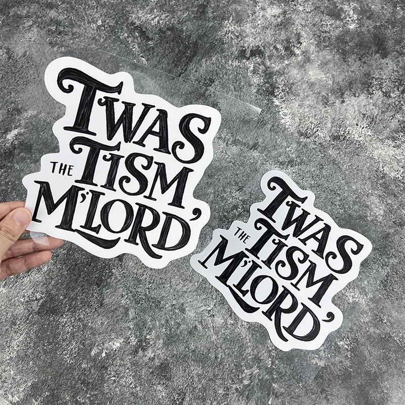 1PC Twas The Tism My Lord Text Motorcycle Stickers Waterproof DIY Motorbike Front Fairing Electric Scooter Vinyl Decals Decor
1PC Twas The Tism My Lord Text Motorcycle Stickers Waterproof DIY Motorbike Front Fairing Electric Scooter Vinyl Decals Decor