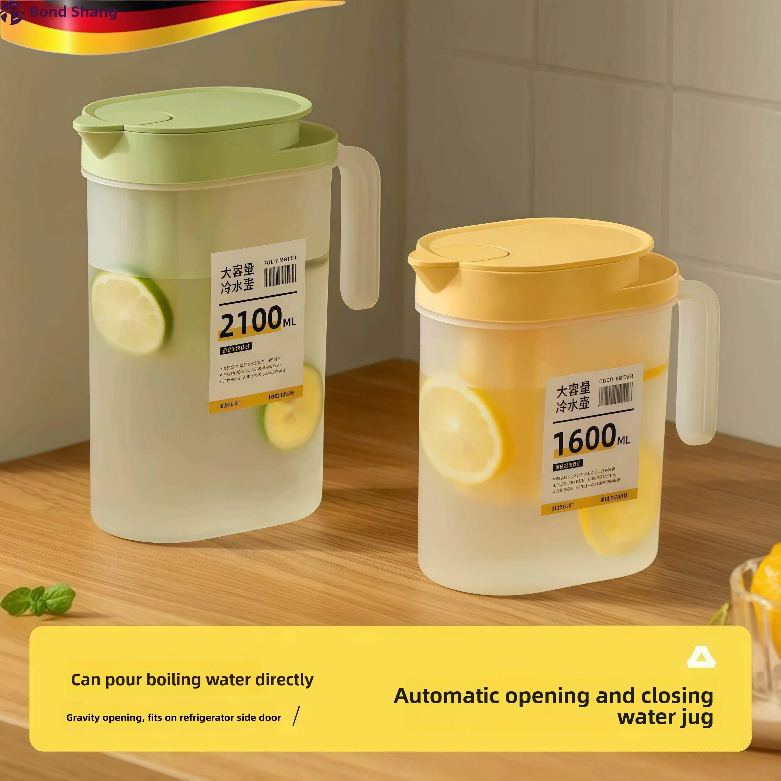 Large Capacity Food Grade Refrigerator Cold Water Pot High Temperature Resistant Ice Maker Beverage Brewing Jug Household ...
Large Capacity Food Grade Refrigerator Cold Water Pot High Temperature Resistant Ice Maker Beverage Brewing Jug Household ...