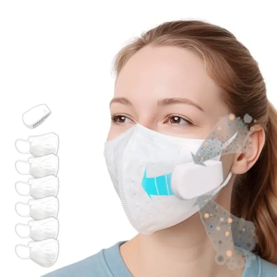 PuriCurrent-electric fan mask, cum air purifier mask. Easy breath. Mask itself is filter. Handy, light and easy to use. For pol
PuriCurrent-electric fan mask, cum air purifier mask. Easy breath. Mask itself is filter. Handy, light and easy to use. For pol