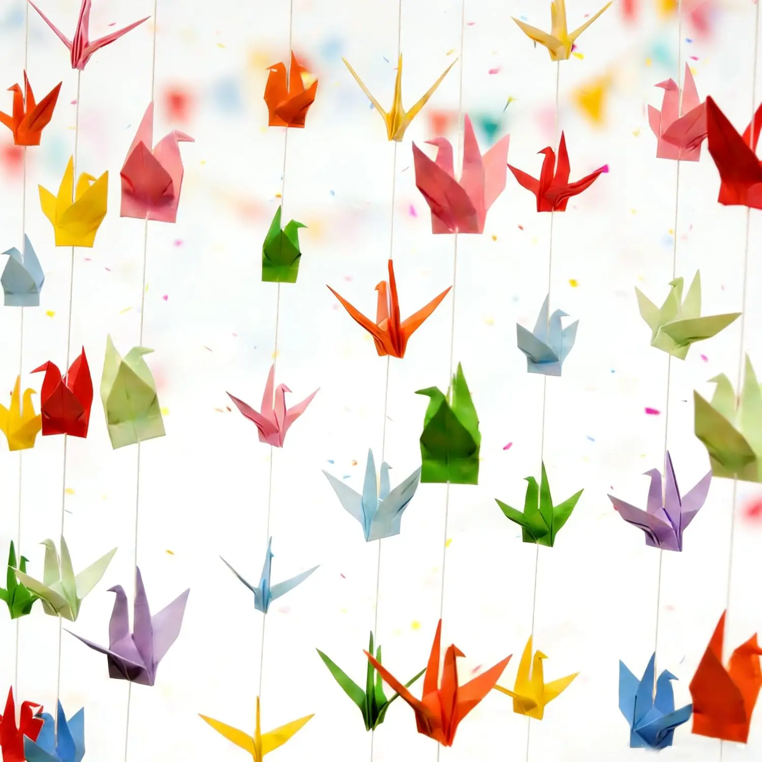 Customized Wedding Paper Cranes Banner Decor Hanging Garlands Origami Birds Streamers for Bridal Shower Birthday Party Supplies
Customized Wedding Paper Cranes Banner Decor Hanging Garlands Origami Birds Streamers for Bridal Shower Birthday Party Supplies